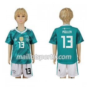 Maillot de Foot Allemagne Müller 13 Enfant Exterieur Coupe du monde 2018